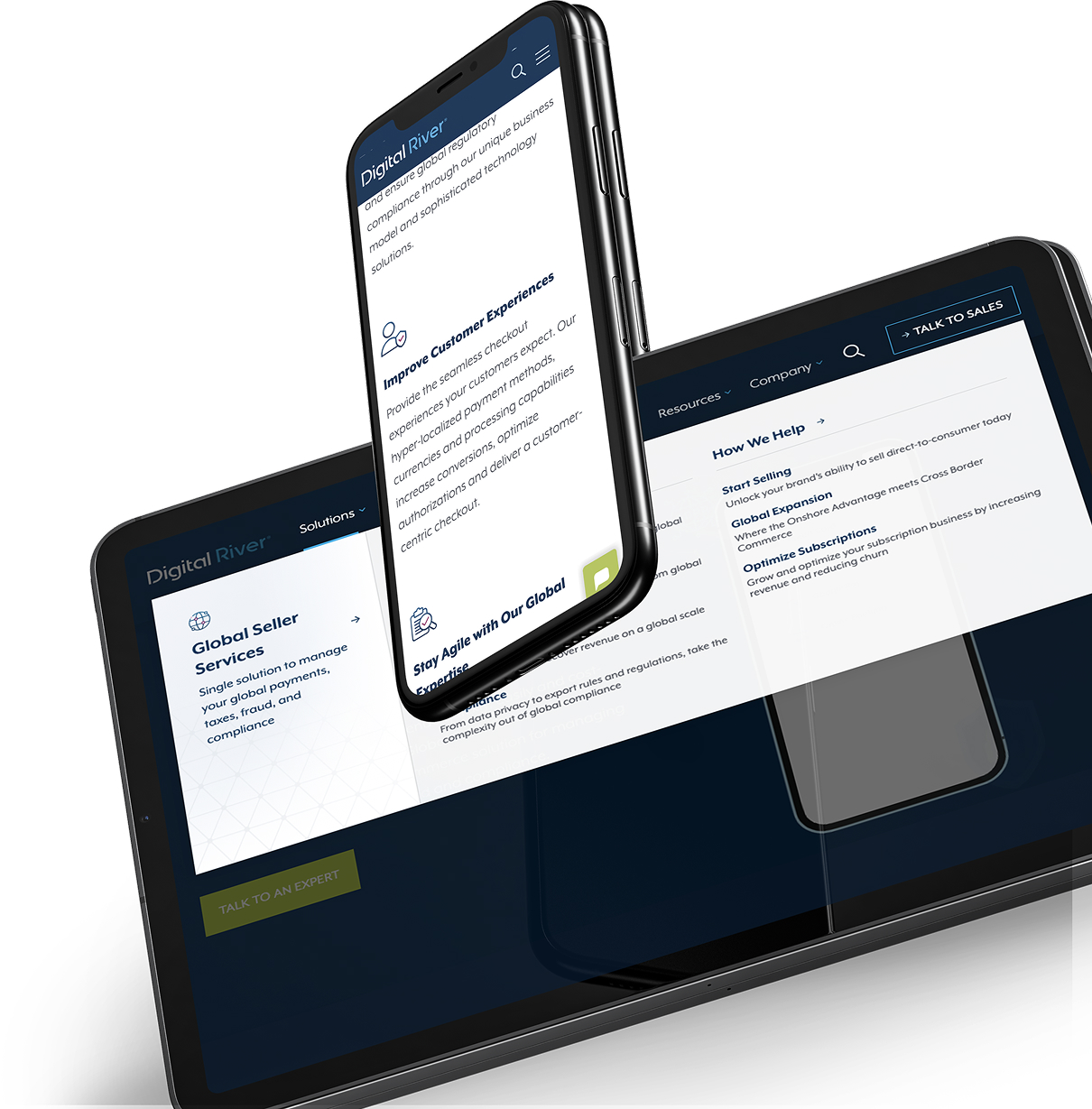 Digital River hero visual